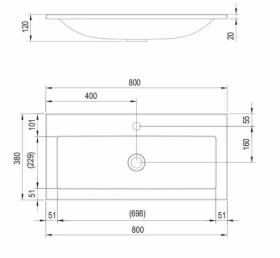 Умывальник Тумба с умывальником Ravak SD Clear 800 X000000757-XJJ01180000 фото № 1