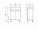 Розміри Набір меблів для ванної кімнати 65 см з МДФ і ДСП Респект Ізео 25403-25412-25421 фото № 1