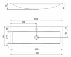 Умывальник Тумба с умывальником Ravak SD Clear 1000 черешня X000000760-XJJ01110000 фото № 1