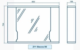 Розміри Комплект меблів у ванну з ящиком 80 см Квелл Вісла 24806-22210-33755 фото № 1