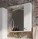 В интерьере Зеркало в ванную комнату 70 см белого цвета Аквариус Ронда 05909 фото № 1