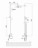 Размеры Душевой комплект IMPRESE JESENIK смеситель для душа, верхний и ручной душ, 3 режима, шланг 1,5м, хром T-15140 фото № 1
