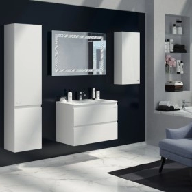 В интерьере набор мебели для ванной 80 см для квартиры санверк foreva air 25564-25527 №1 фото № 1