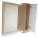 Що всередині? Дзеркало для ванної біло-коричневе 80 см шириною Ванланд Wood WMC-80 R W фото № 1
