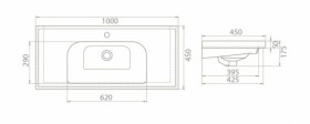 Умывальник умывальник с тумбой 100 см aqua rodos омега с умывальником frame ар0002202 №1 фото № 1