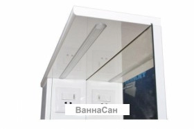 Деталі Дзеркало у ванну кімнату 60 см ПІК Симпл ДЗ1760L-LED фото № 1