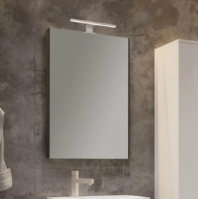 В интерьере черное зеркало для ванной 60 см ювента manhattan mhm-60 black №1 фото № 1