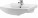 Умивальник Гарнітур в ванну кімнату з ручками хром 55 см Пік Альвеус 23155-18598-19931 фото № 1