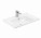 Умывальник Тумба с раковиной в ванную 65 см светлая ЮВЕНТА ЗЛАТА Zl-65-white с умывальником АТРИА 65 фото № 1