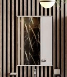 В интерьере Зеркало в ванную комнату 55 см для дома Аквариус Лаура 02565L фото № 1