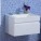 В интерьере тумба с раковиной в ванную 80 см с ящиками сансервис венедикт тп venedik элит 80 антрацит №1 фото № 1