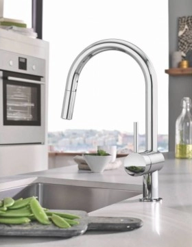 В интерьере Смеситель для мойки Grohe MINTA 32321002 фото № 1