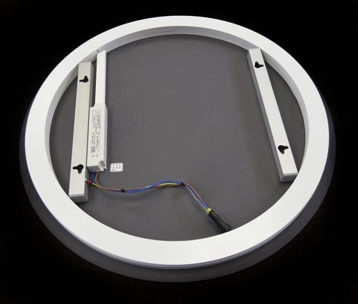 Зворотній бік Дзеркало у ванній круглої форми 60 см J-Mirror Shape Shp 60x60/4