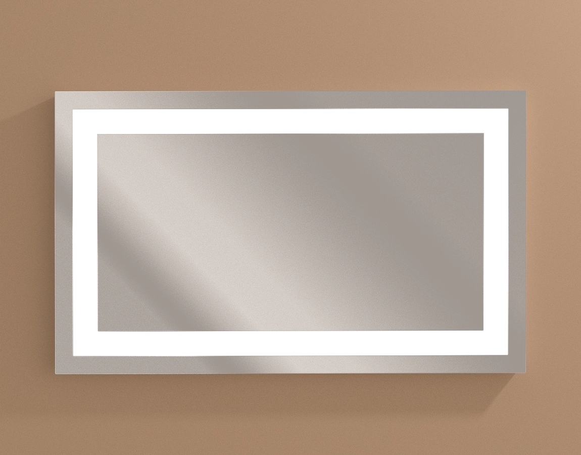Вид з інших сторін Дзеркало для ванної кімнати в стилі хай-тек 100 см Marsan LED 03 Led 03 1000x600