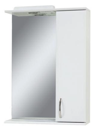 Основное Зеркало в ванную комнату 60 см прямоугольной формы Сансервис Стандарт ДЗ Стандарт  Z - 60 R белый