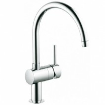 Основне Змішувач на гайці для кухонної мийки GROHE Minta хром 32917000