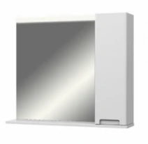Зеркало для ванной из ДСП 70 см шириной с подсветкой Аквариус Verona 70912852