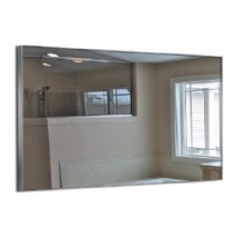 Серое зеркало в ванную 100 см J-Mirror Solid Sld 100x70