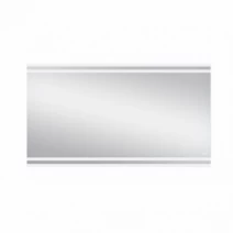 Белое зеркало в ванную 140 см шириной с подсветкой Qtap Mideya Classic SD00046164