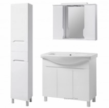 Комплект мебели для ванной комнаты 85 см Респект Изео 25405-25416-25417