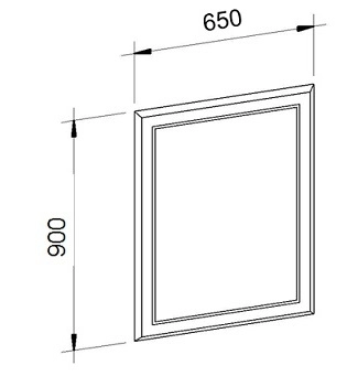 Розміри Комплект меблів для ванної кімнати 70 см Marsan AMANDE 31542-31131-31390