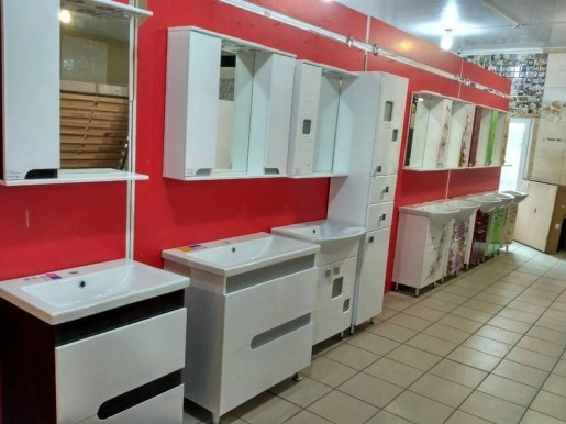 Фото покупців Шафа-пенал для ванної 40 см в стилі мінімалізм ПІК КВАДРО П09К40L лівий