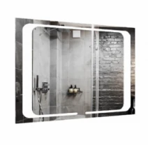 Зеркало в ванную комнату с прямыми фасадами 120 см StekloNova Мейв Meyv 120Q