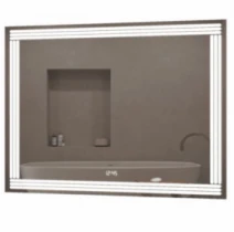 Зеркало для ванной 100 см шириной с подсветкой Аквариус APOLLO 70929654