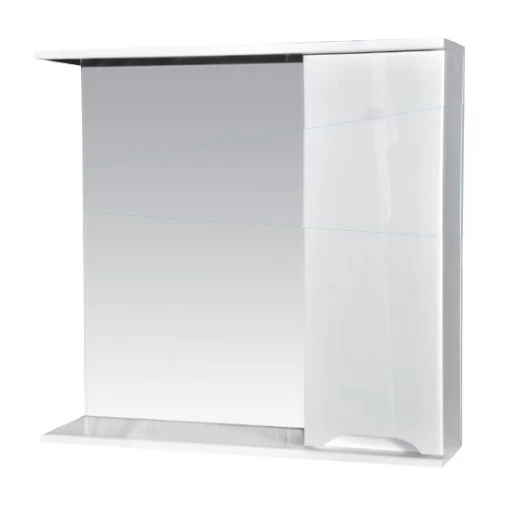 Основное Зеркало для ванной с глянцевыми фасадами 60 см шириной MVV Комфорт З Комфорт 60