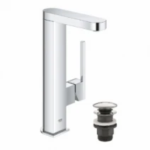 Латунний змішувач для умивальника Grohe Plus хром 23873003