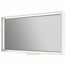 Зеркало в ванную 120 см Botticelli Torino TrM -120 белый глянец