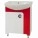 Основное Тумба с раковиной в ванную 60 см красно-белая Сансервис ELIZA ТН Eliza Libra 60 красный