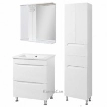 Набор мебели для ванной комнаты из МДФ и ДСП 65 см шириной Пик Пектораль 35781-18595-32217