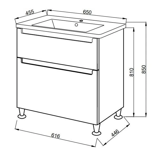 Размеры тумба с умывальником 65 см шириной юввис эльба с умывальником трио ел1тн2д65т №1
