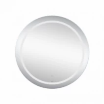 Зеркало для ванной круглой формы 80 см шириной с подсветкой Qtap Jay SD00045771