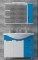 В интерьере комплект мебели ванный гарнитур 85 см белого цвета квелл грация 19487 - 18928 - 19871 №1