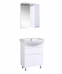 Небольшой комплект мебели для ванны 60 см Aqua Rodos Кватро 29588-29704
