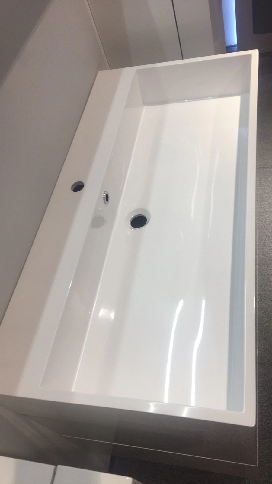 Детали тумба с раковиной в ванную 98 см botticelli tosсana ts-100 с умывальником lumas-1000 №3