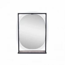Овальное зеркало в ванную 60 см шириной с подсветкой Qtap Taurus SD00046928