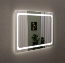 Дзеркало для ванної кімнати з підсвічуванням 60 см Marsan LED 07-1 Led 07-01 600x600