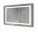 Основное Зеркало в ванную 80 см J-Mirror Livia Lva 80x50