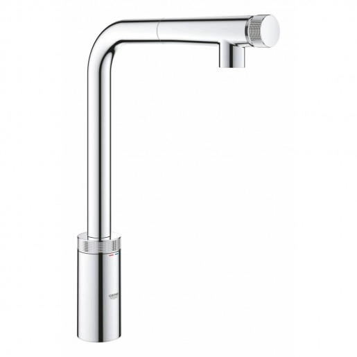 Основное Кухонный смеситель с выдвижным душем Grohe MINTA 31613000