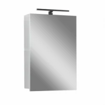 Шафа дзеркало у ванну кімнату 40 см шириною Асоль FENIX DZ FENIX 40R LED