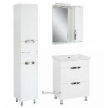 Комплект мебели для ванной комнаты с розеткой 70 см Пик Альвеус 29083-18606-19914
