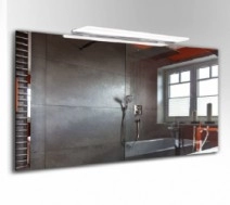 Зеркало для ванной производство Украина 120 см J-Mirror Shape Shp 120x55/3