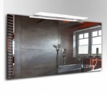 Основне Дзеркало для ванної Україна 120 см J-Mirror Shape Shp 120x55/3