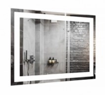 Зеркало в ванную в стиле минимализм 100 см StekloNova Фэтто Fetto 100Q