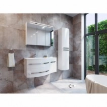 В интерьере набор мебели в ванную комнату 110 см без ножек botticelli vanessa с умывальником levanto №1
