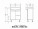 Розміри Комплект меблів ванний гарнітур 65 см з інтегрованими ручками Квел ВІСЛА Компл Вісла 65 Т4-Л-40Л Квел фото № 2