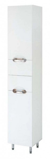 Шкаф-пенал для ванной 35 см с распашными дверцами ПИК АЛЬВЕУС П0335ВРL левый